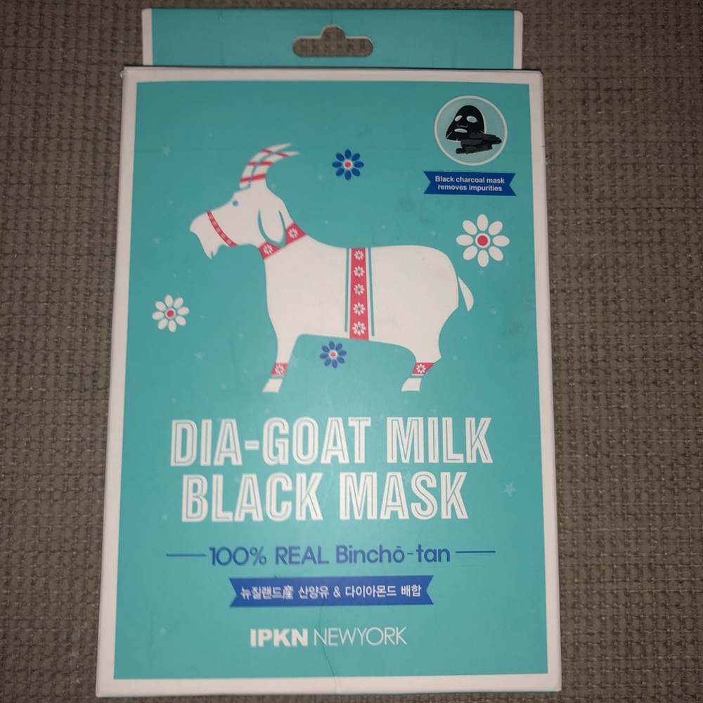 IPKN DIA Goat Milk Black Masks: Korean Beauty